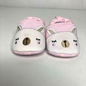 Baby Girls Infant First Walkers Shoes 0 - 6 Months Pink Rabbit Soft Soles